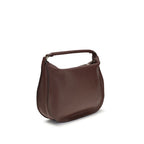Brown Calf Leather Marcie Shoulder Bag