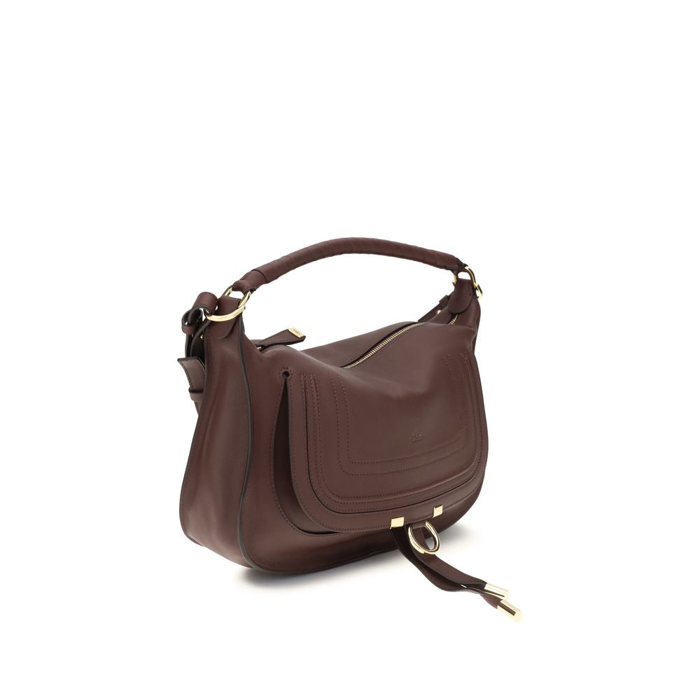 Small Marcie Calfskin Shoulder Bag