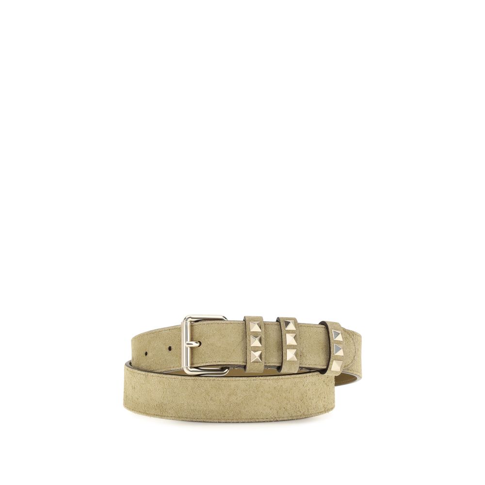 Rockstud Suede Belt