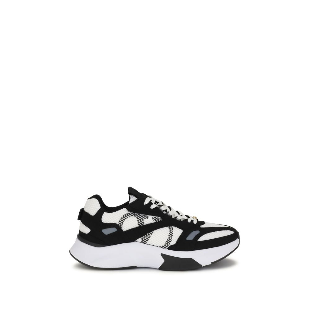Demivee Mesh and Suede Sneakers