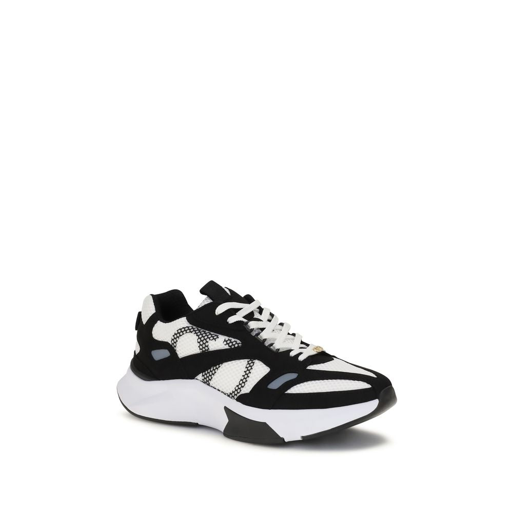 Demivee Mesh and Suede Sneakers