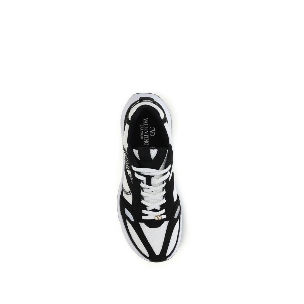 Demivee Mesh and Suede Sneakers