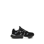 Mesh and Suede Demivee Sneakers