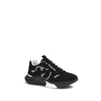 Mesh and Suede Demivee Sneakers