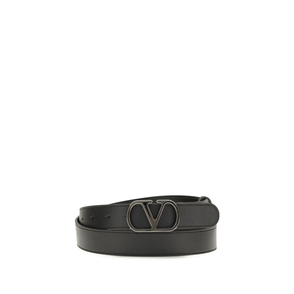 Calfskin VLogo Signature Belt