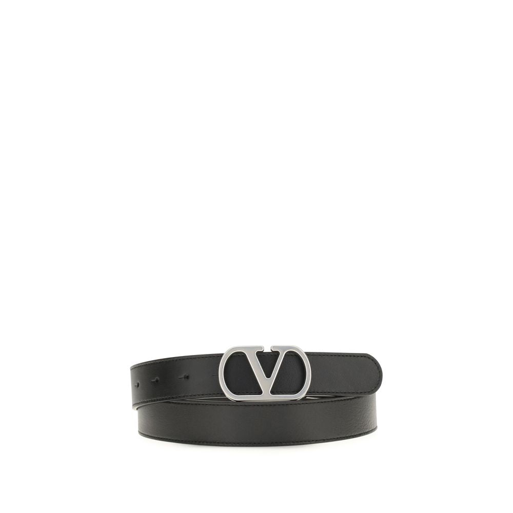 Calfskin VLogo Signature Belt