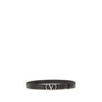 Calfskin VLogo Signature Belt