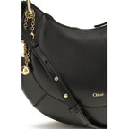 Black Calf Marcie Shoulder Bag