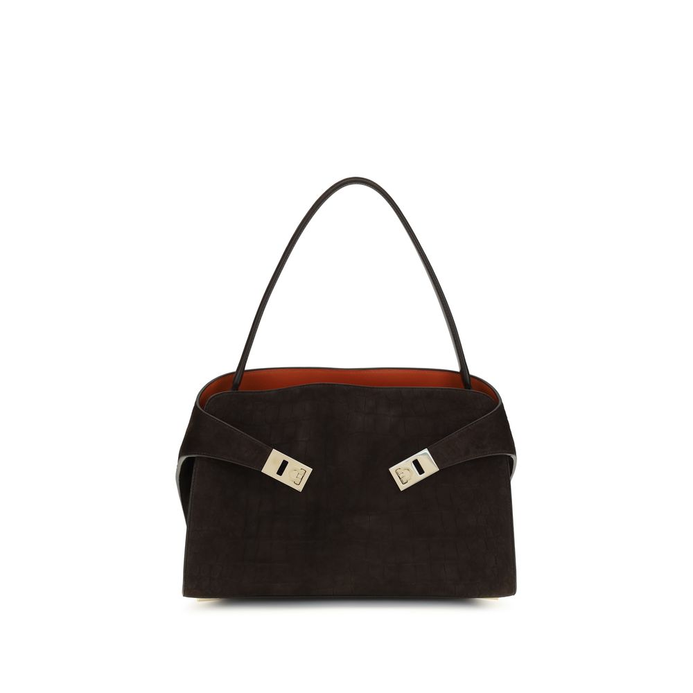 Suede Hug Shoulder Bag