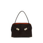 Suede Hug Shoulder Bag