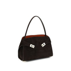 Suede Hug Shoulder Bag