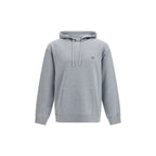VLogo Signature Gray Cotton Hoodie