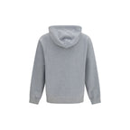 VLogo Signature Gray Cotton Hoodie