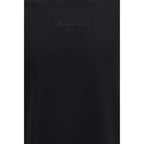 Black Cotton Embroidered Logo T-Shirt