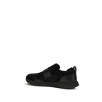 Mesh Calfskin Loafer Sneakers
