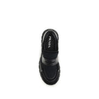Mesh Calfskin Loafer Sneakers