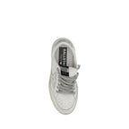 Silver Calfskin Ball Star Sneakers