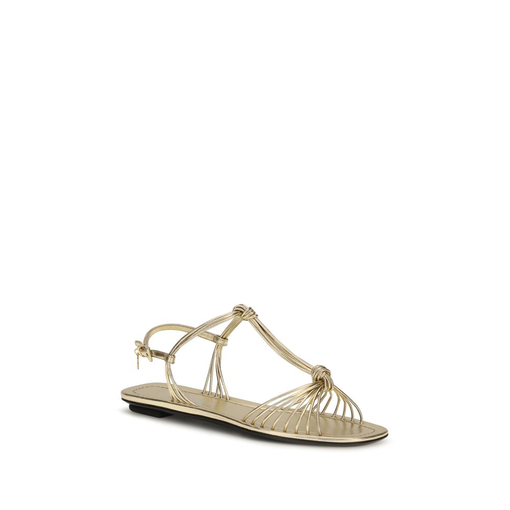 Calfskin Mordoré Nappa Sandals