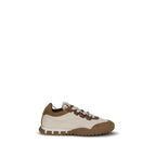 Polyamide Calf Leather Athletic Sneakers