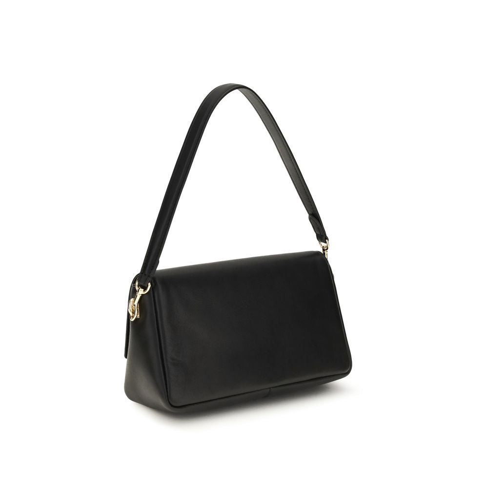Small Calf Leather Charlie Shoulder Bag