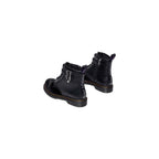 Wdn Smooth Velvet Lace-Up Boots