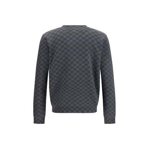 Silk Wool GG Print Cardigan