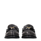Black Leather Slip-On Loafers