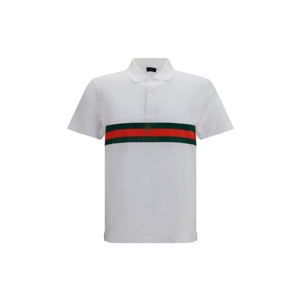 Cotton Jersey Polo Shirt with Web