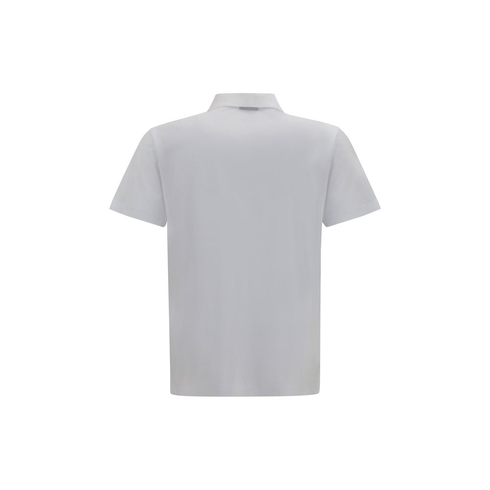 Cotton Jersey Polo Shirt with Web