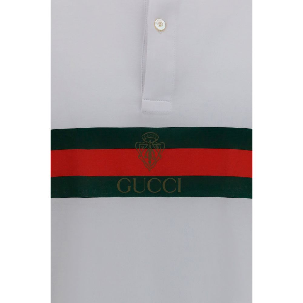 Cotton Jersey Polo Shirt with Web
