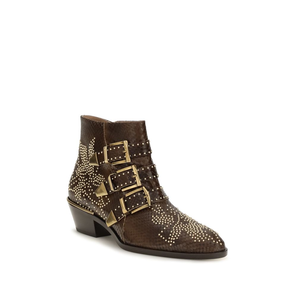 Susanna Calf Leather Ankle Boots