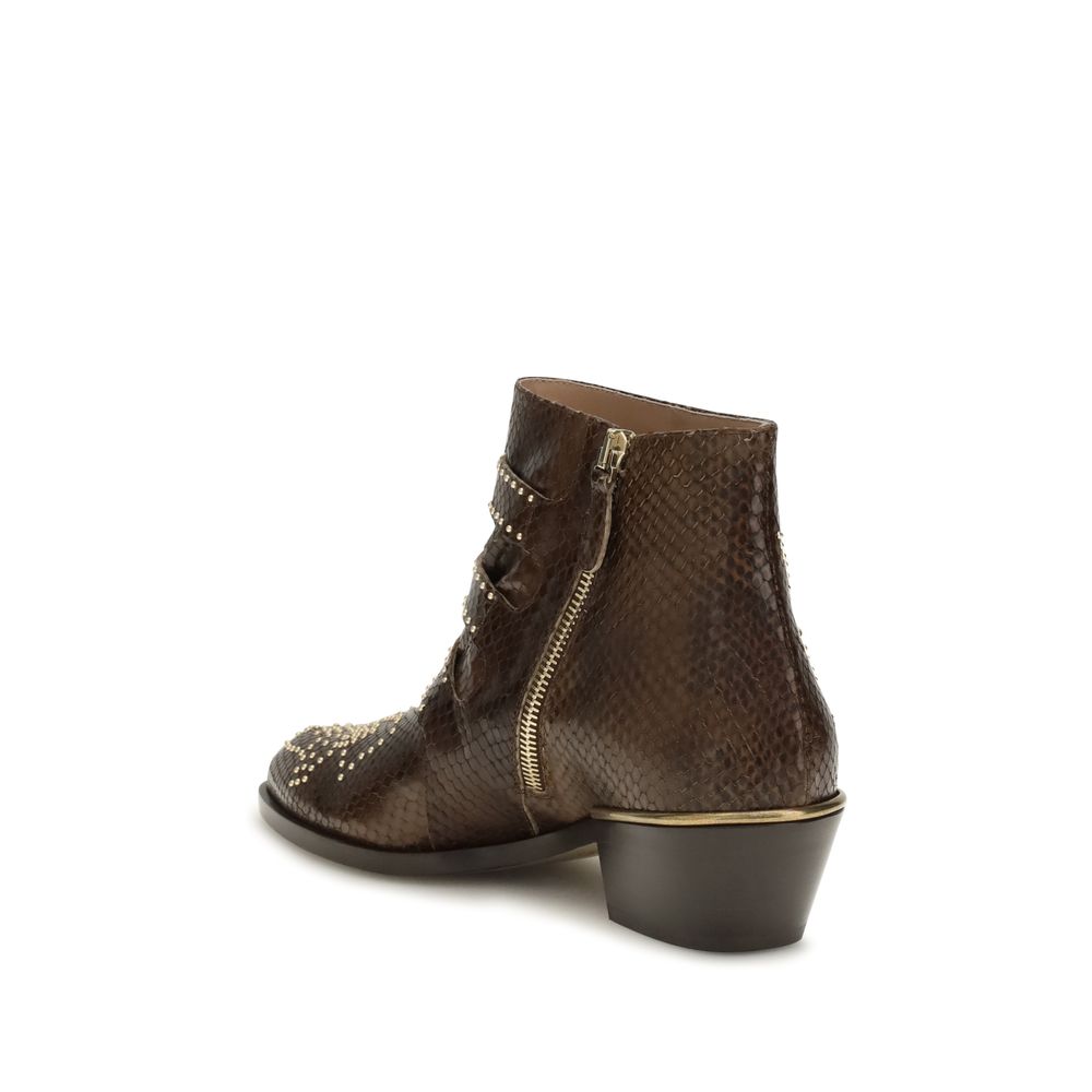 Susanna Calf Leather Ankle Boots