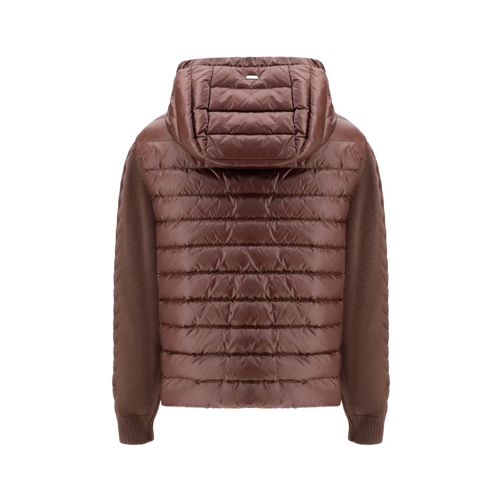 Wool-Trimmed Down Jacket