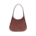 Small Bordeaux Joan Hobo Calfskin Shoulder Bag