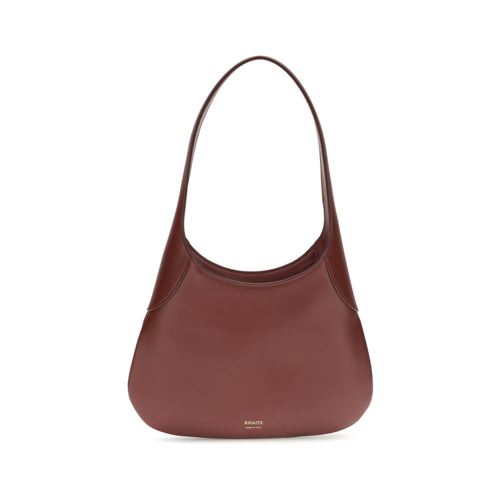 Small Bordeaux Joan Hobo Calfskin Shoulder Bag