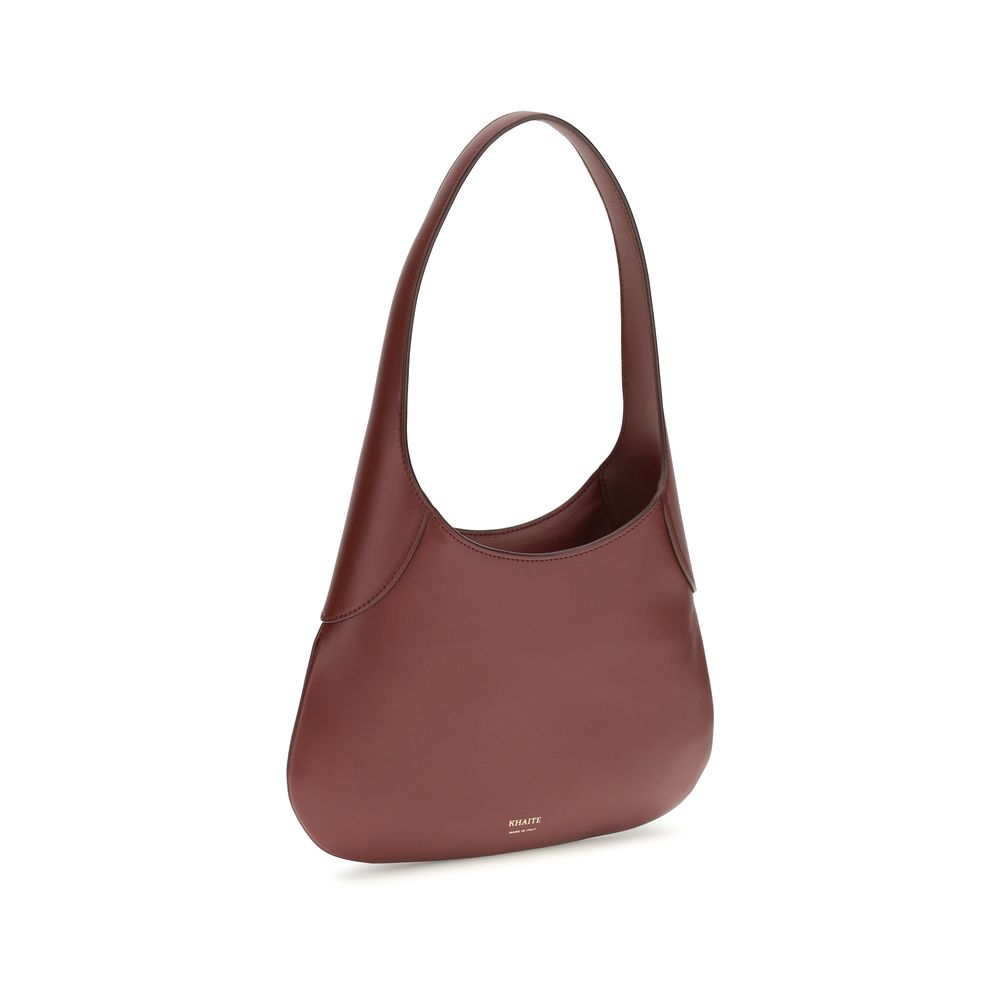 Small Bordeaux Joan Hobo Calfskin Shoulder Bag