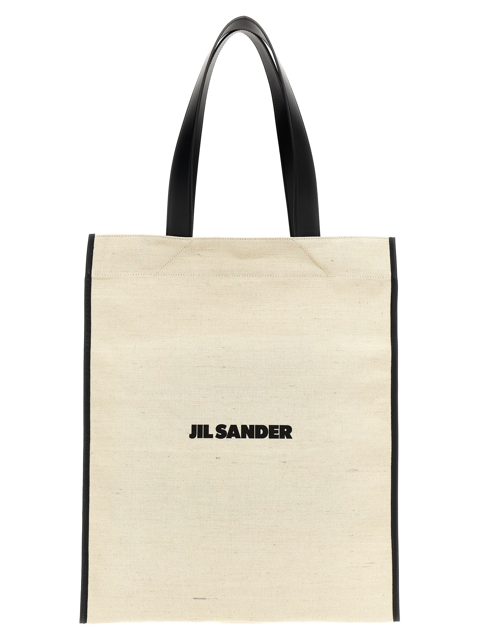 Medium Flat Bicolor Canvas Tote Bag