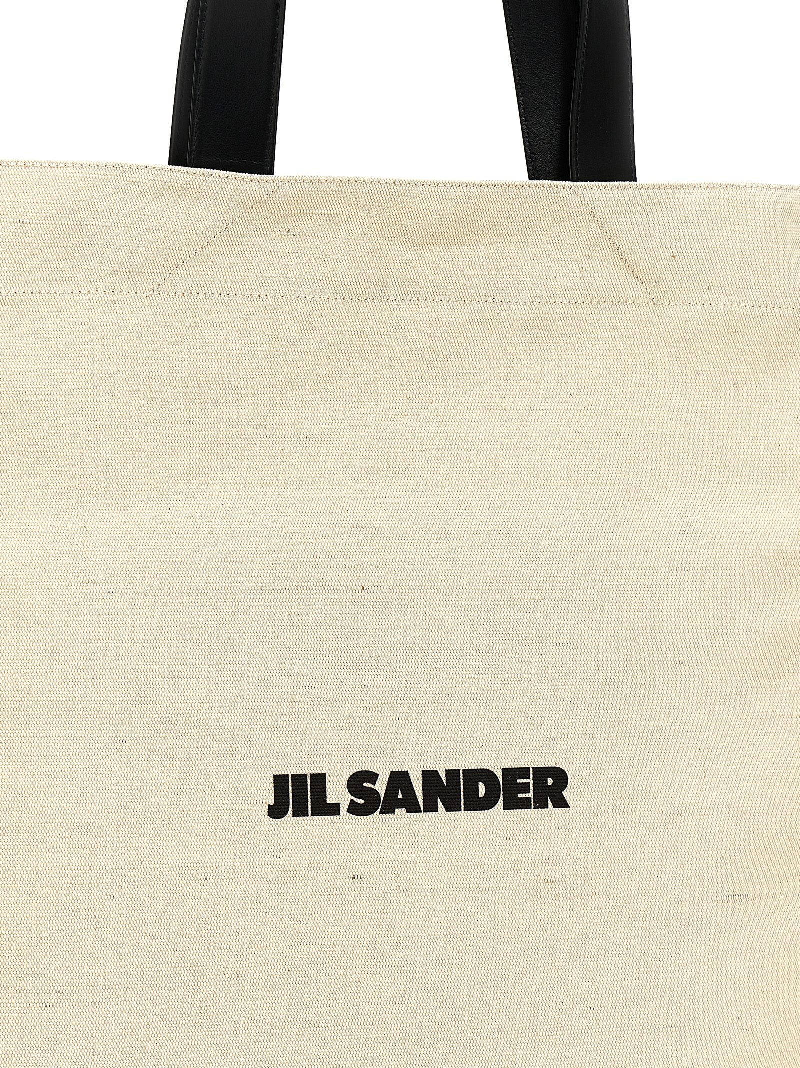 Jute Cotton Flat Shopping Tote Bag