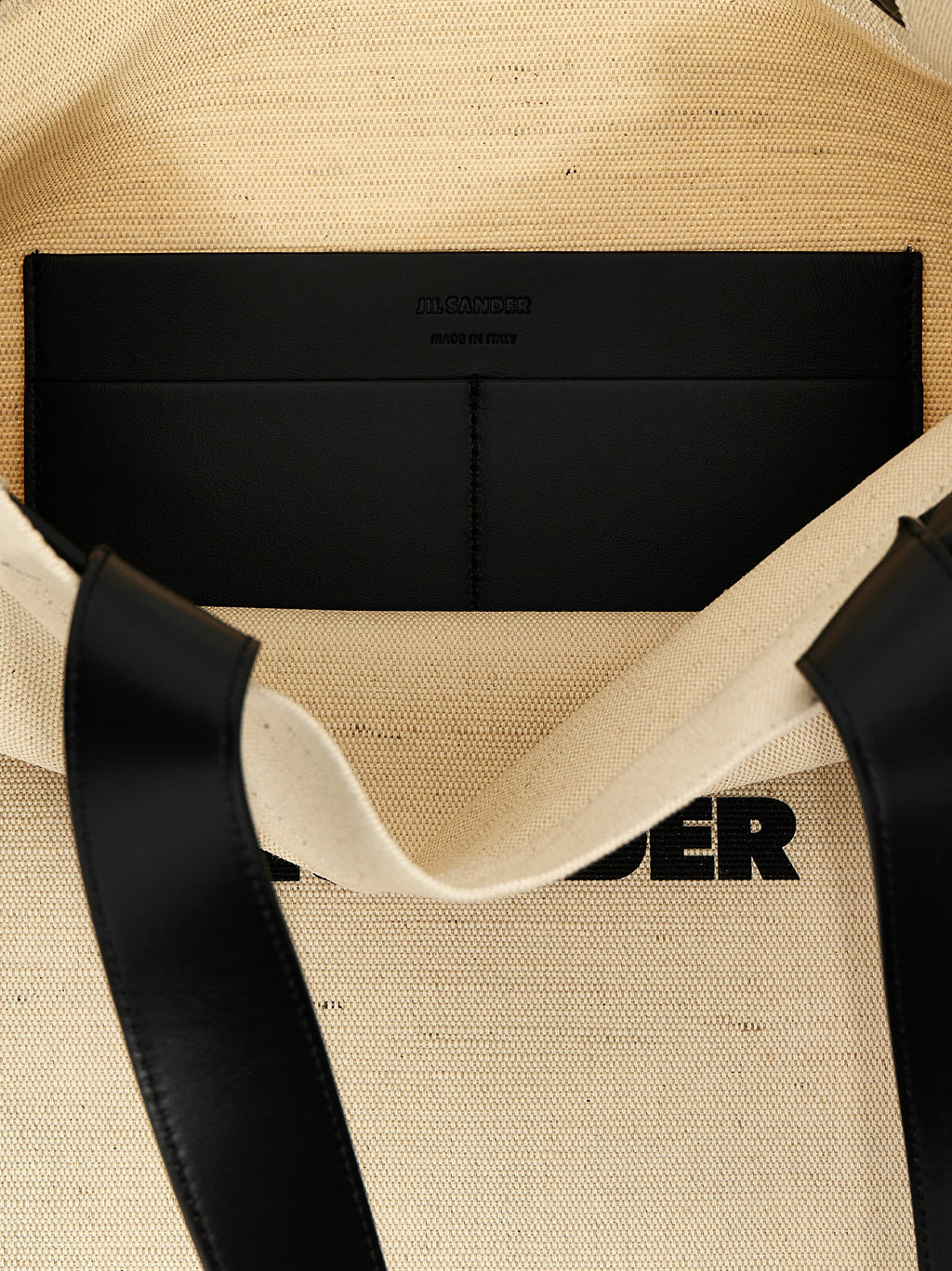 Medium Flat Bicolor Canvas Tote Bag