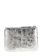 Silver Calfskin Cardholder