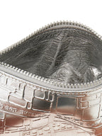 Silver Calfskin Cardholder