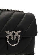 Black Lamb Leather Crossbody Bag