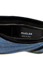 Small Calfskin Spiral Curve Shoulder Bag