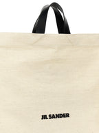 Jute Border Book Tote Square