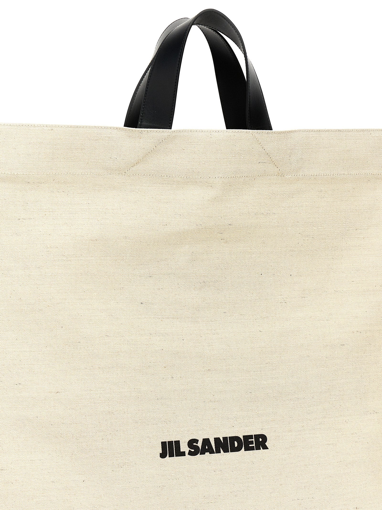 Jute Border Book Tote Square