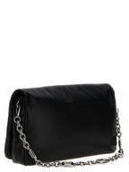 Large Viv’ Choc Napa Leather Shoulder Bag