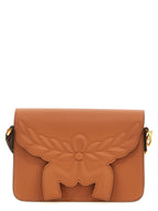 Brown Calfskin Crossbody Bag