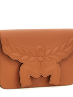 Brown Calfskin Crossbody Bag