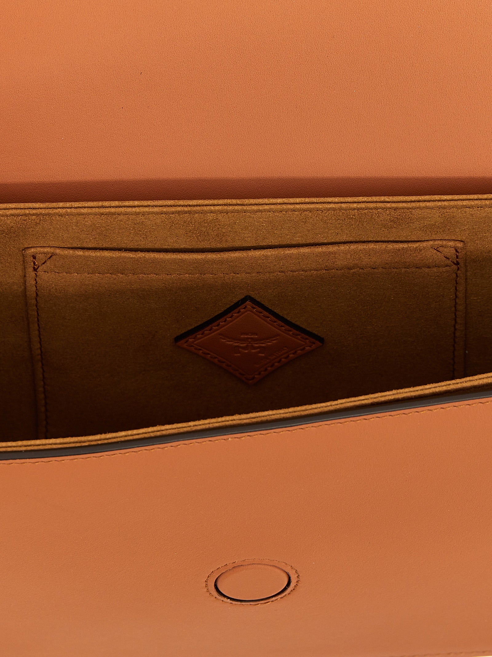 Brown Calfskin Crossbody Bag