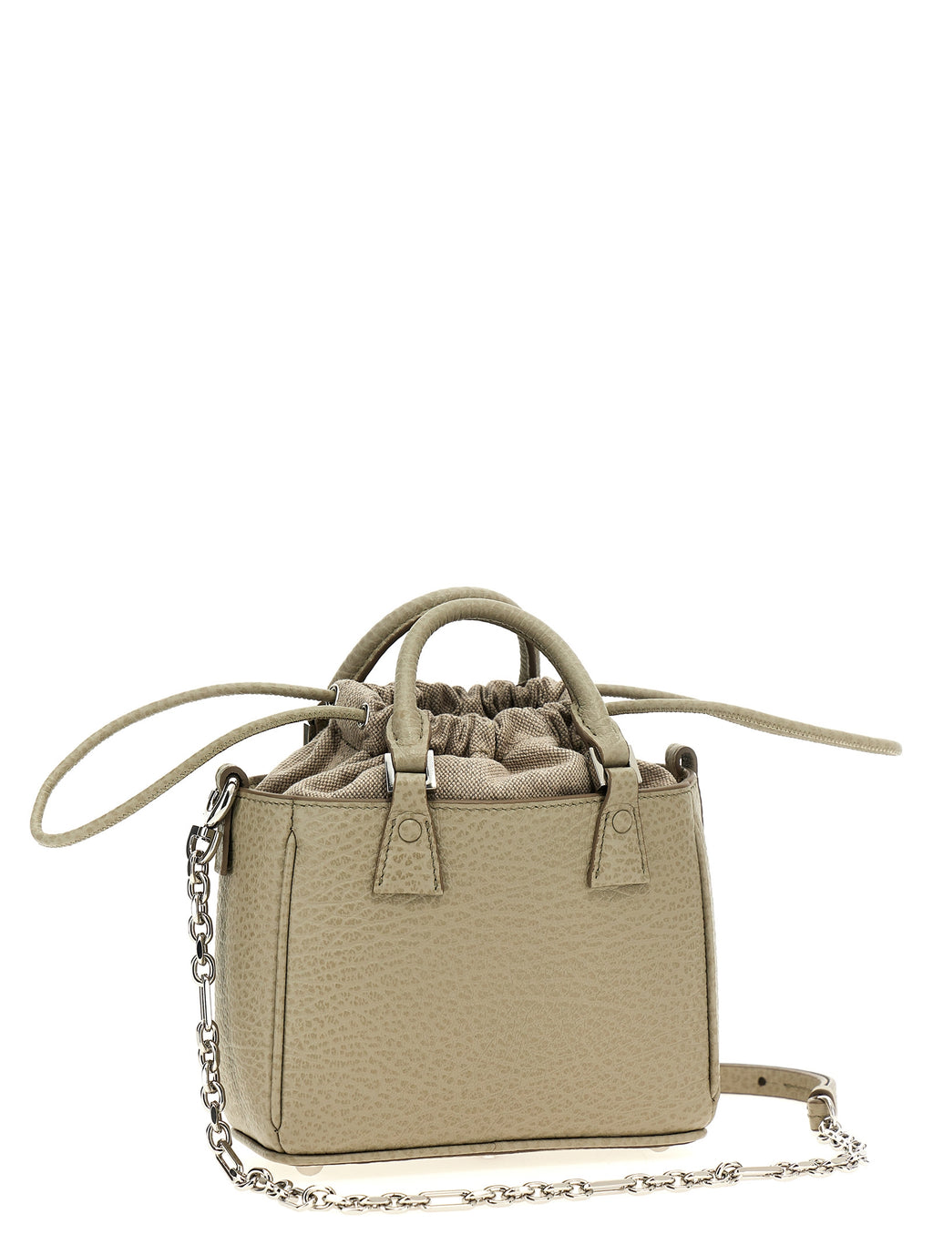 Gray Calfskin Handbag